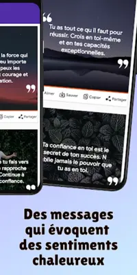 Messages touchants le cœur android App screenshot 2