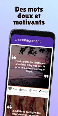 Messages touchants le cœur android App screenshot 4